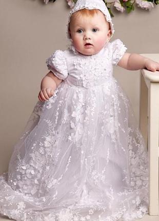 Платье от дорогого бренда пышно на рочек праздничное 80 см