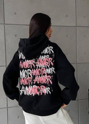 Хиди «amor» на флисе🌸 3