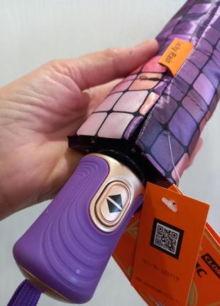 Парасоля жіноча автомат на 9 спиць з ефектом 3d