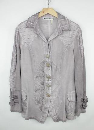 Розкішна дизайнерська куртка жакет блейзер elisa cavaletti club jacket