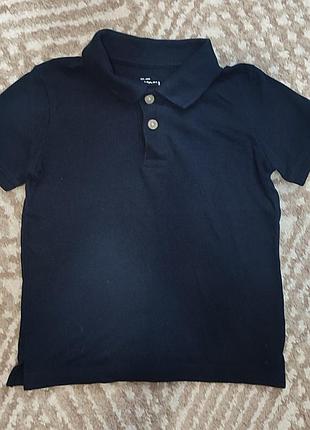 Футболка-поло темно-синя carter's, oshkosh