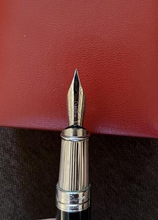 S.t. dupont napoleon limited edition platinum 18k gold nib fountain pen