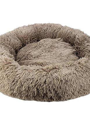 Лежанка для тварин діаметр 55 см, капучино