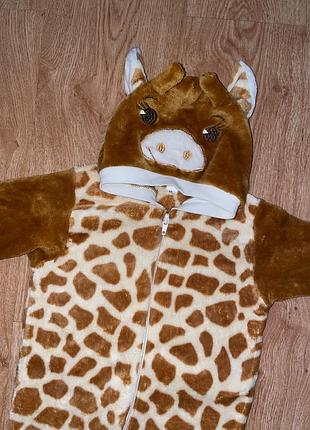 Комбінезон чоловічок сліп тепленький з капюшоном2 фото