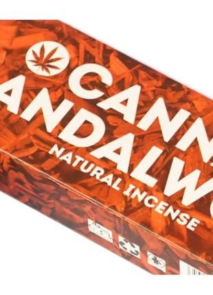Ароматические палочки,масальные благовония 15 грамм nandita canna b sandalwood