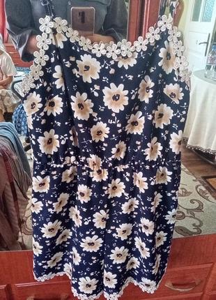 Комбинезон в цветы