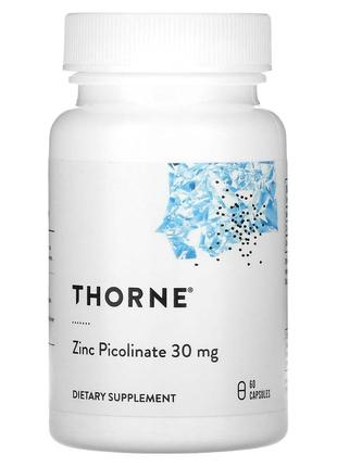 Цинк піколінат thorne research zinc picolinate 30 мг 60 капсул