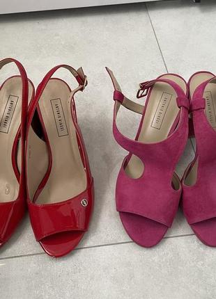 Босоніжки червоні та рожеві antonio biaggi 37р.