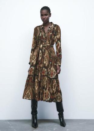Zara платье миди, s