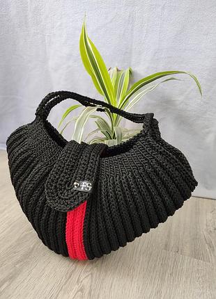 🧶 ексклюзивна сумка ручної роботи в'язана гачком