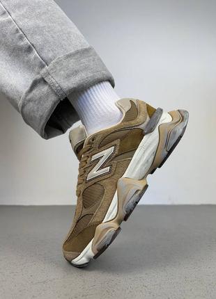 Кроссовки new balance 9060 mushroom timeberwolf