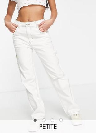 Прямые джинсы карго bershka petite