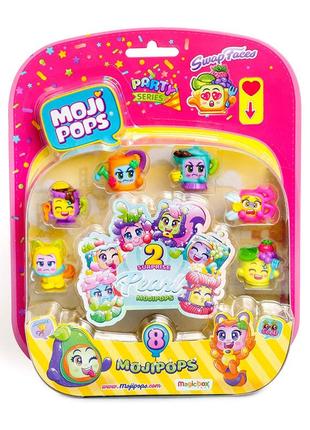 Набор фигурок "жемчужный сюрприз" moji pops pmppb816in00, 8 фигурок