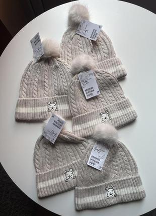 Шапка h&m на 1-2р. (49-50см) и 3-4р. (50-51см) шапки осень