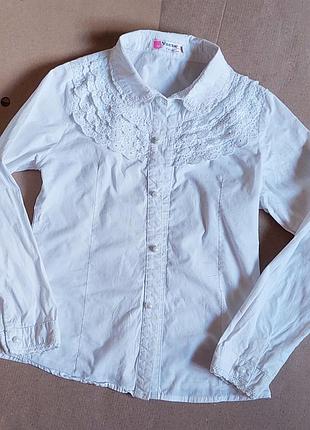 Рубашка белая на девочку