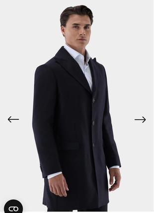 Брендовое мужское пальто из кашемира van jack royal