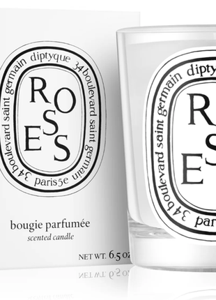 Diptyque roses aроматична свічка, 70 гр.
