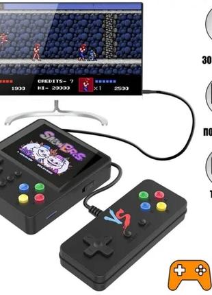 Портативна ігрова приставка gen. game plus 500 класичних вбудованих ігор, консоль із джойстиком