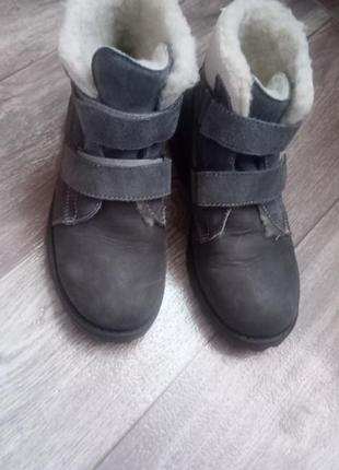 Теплые ботинки 33 р стелька 21 см