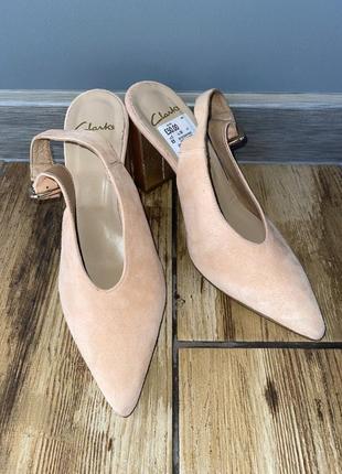 Слингбеки туфли босоножки clarks