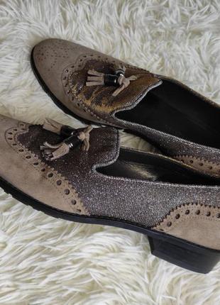 Stuart weitzman кожаные туфли лоферы слипоны кожа оригинал кожаные туфлы