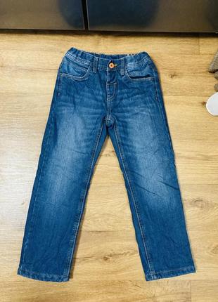 Джинсы утепленные джинсовые штаны на мальчика 7 8 лет1 фото