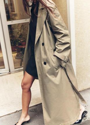 Zara классический тренч с поясом
