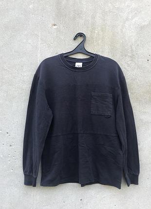 Чорний лонгслів zara