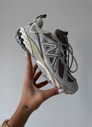 Нью беленс кроссовки new balance 610 v1 grey beige