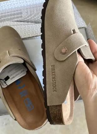 Сабо birkenstock boston самые тёндовые сабо замш