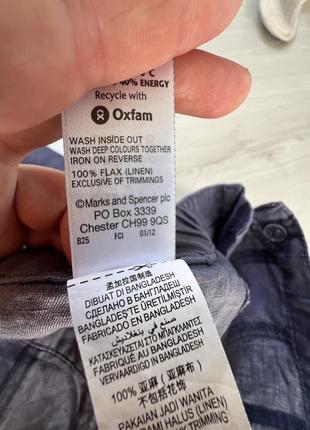 Базовая юбка с льном marks & spenser6 фото