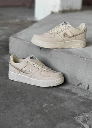 Air force 1 low beige  x stussy  plnaf019