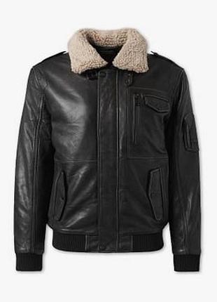 Куртка зимняя мужская кожаная c&a р. l