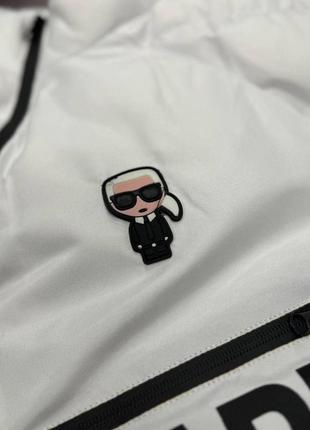 Мужская жилетка karl lagerfeld premium белый жилет