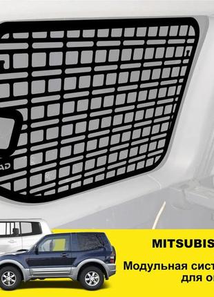 Органайзер автомобильный molle-панель xroad mitsubishi pajero 3 на окно багажника правая/левая