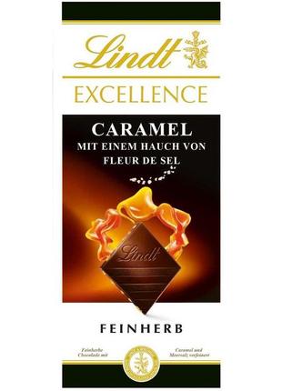 Шоколад lindt excellence caramel salt 100g