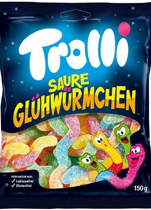 Мармелад trolli gluhwurmchen sauer 150g