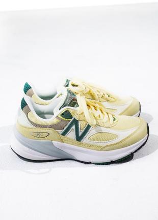 Топовые унисекс кроссовки new balance 990 v6 yellow