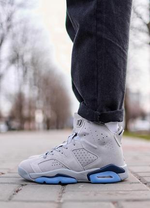 Nike air jordan 6 retro georgetown  дрjrd023