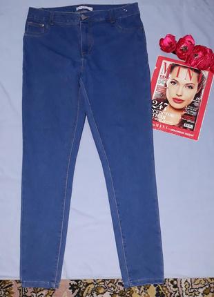 Джинси джинсі розмір 50/16 стрейчеві стрейч denim сині скіні2 фото