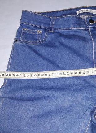 Джинси джинсі розмір 50/16 стрейчеві стрейч denim сині скіні6 фото