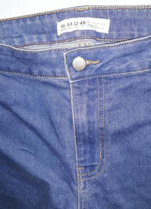 Джинси джинсі розмір 50/16 стрейчеві стрейч denim сині скіні3 фото
