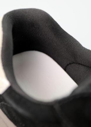 Кеды женские замшевые черные на платформе 590136