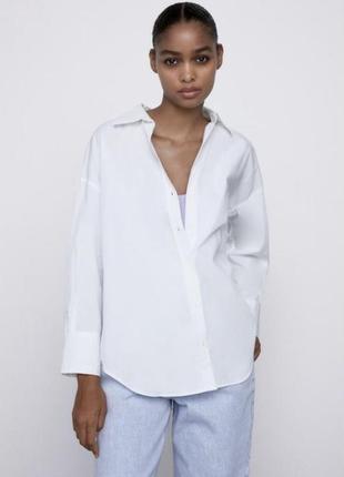 Рубашка белая zara
