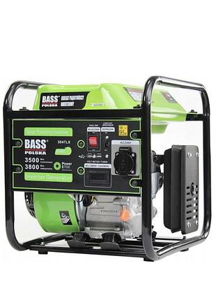 Инверторный бензиновый генератор bass polska bp-5047 lx 3,8 квт