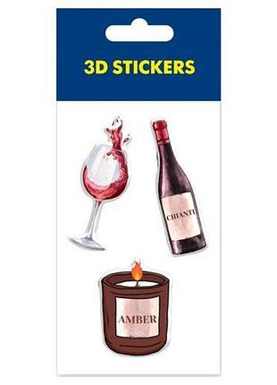 Набір 3d стікерів "warm and cozy" (1 аркуш)