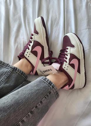 Nike sb dunk low burgundy  od507