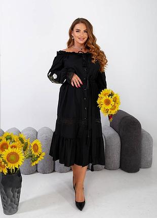 Новинка 🔥🔥🔥 
платье вышиванка
размеры: 48-50,52-54,56-584 фото