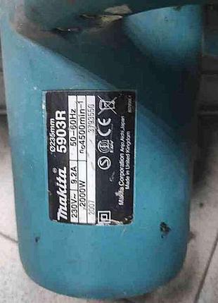 Циркулярная дисковая пила б/у makita 5903r2 фото
