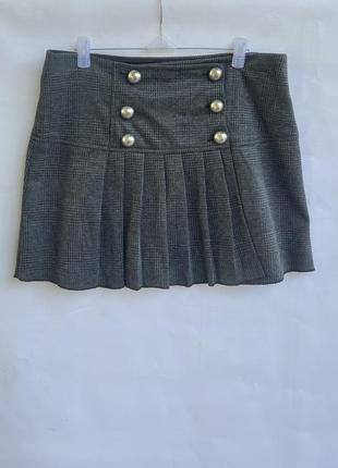 Юбка в клетку школьная